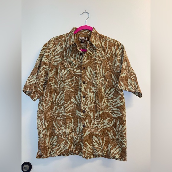Kahala 1936 Brown Patterned Shirt